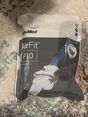 ResMed 62900 AirFit Air Fit P10 Nasal Pillow Small/Medium/Large Kit New Sealed